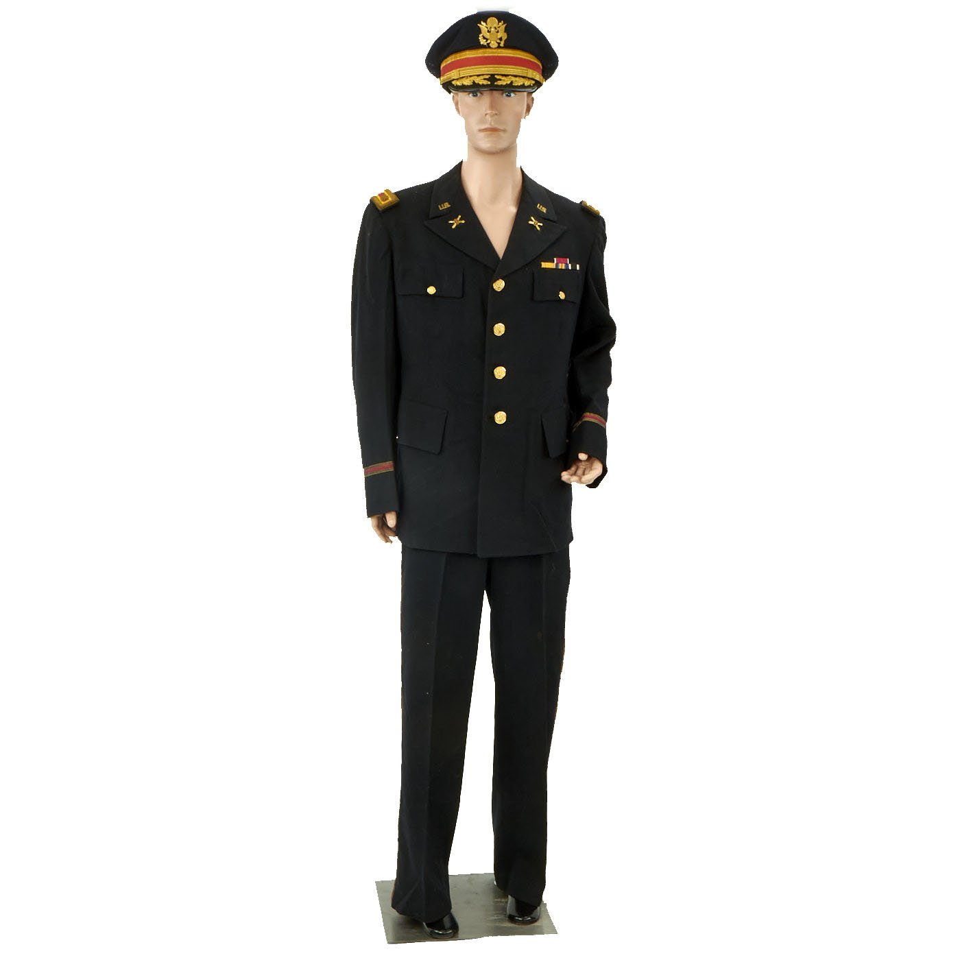 Original U.S. Pre-WWII Army Coastal Artillery Major's Dress Blue Unifo International Military Antiques Original U.S. Pre-WWII Army Coastal Artillery Major's Dress Blue Unifo International Military Antiques