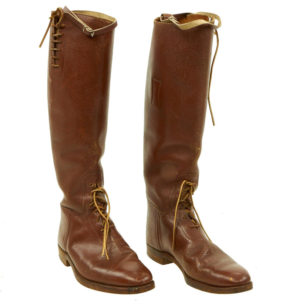 Original U.S. WWI Officer Equestrian Style High Boots by Mattson’s of Hollywood Original Items