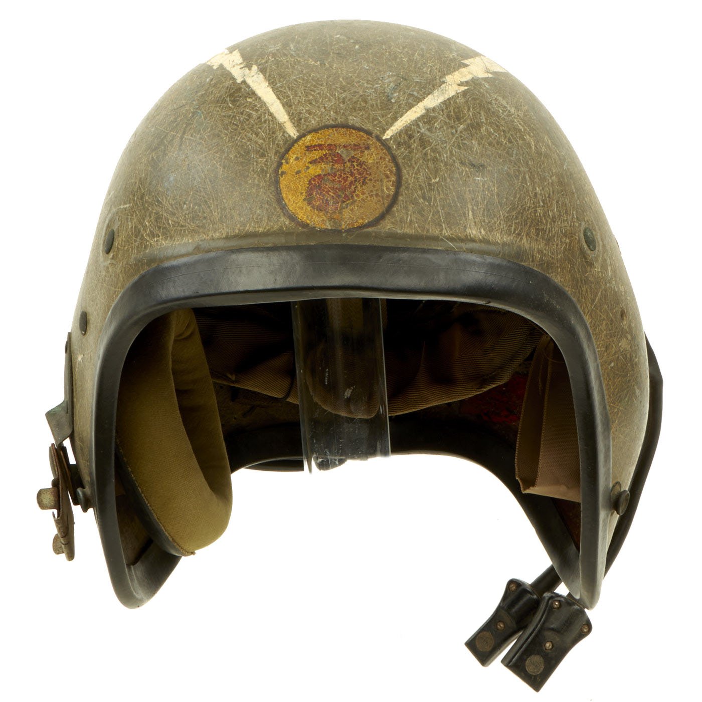 Original U.S. Vietnam War USMC Gentex MC-1 Tanker Helmet – International Military Antiques