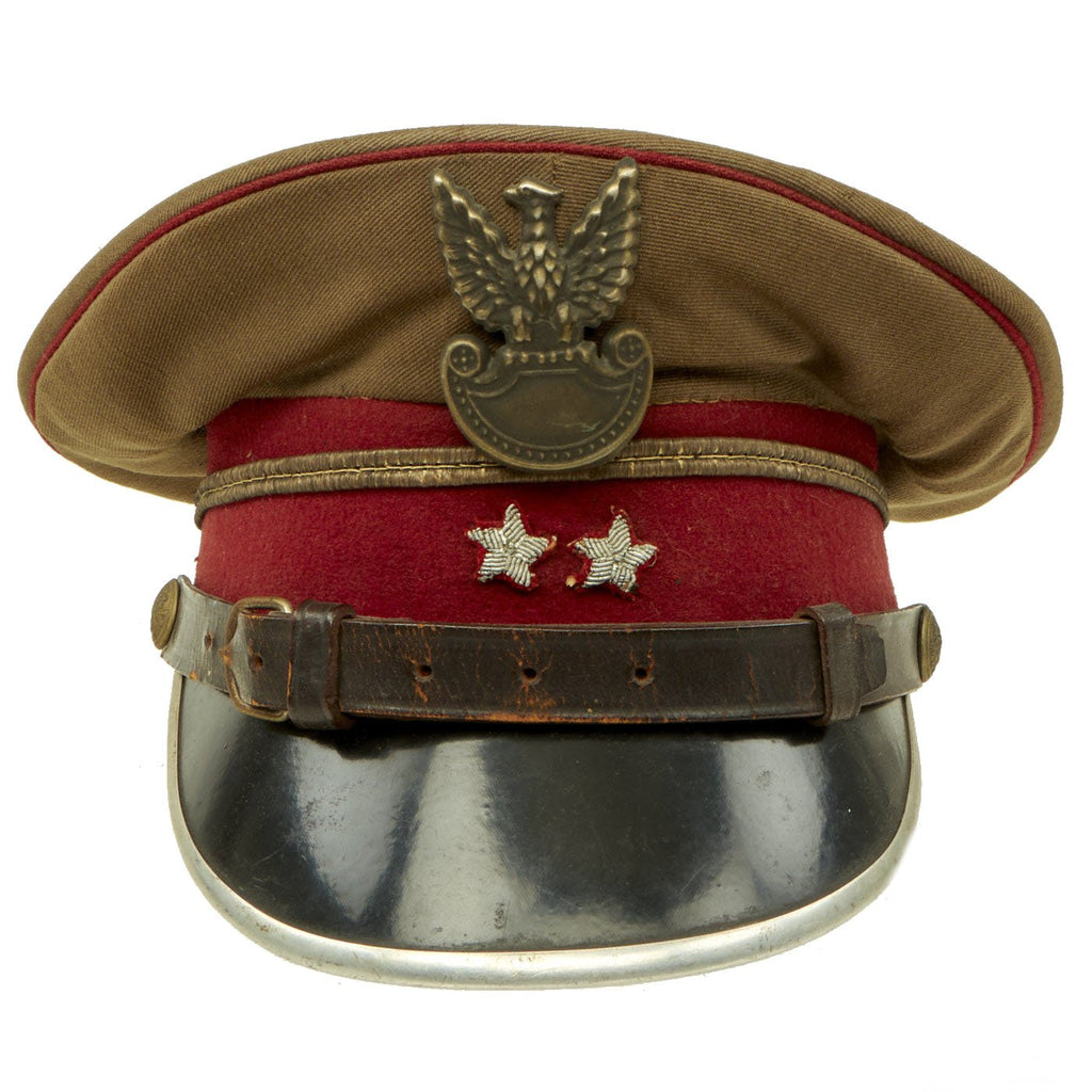 Original Polish 1953 Dated Officer Viso Cap Original Items