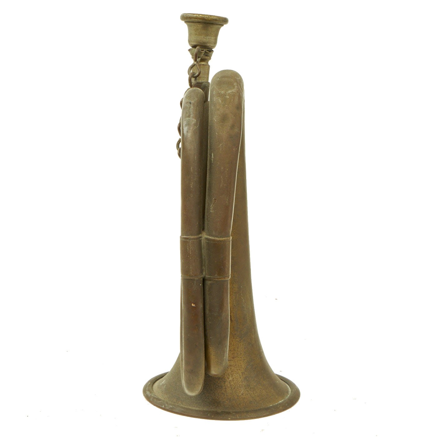 Original U.S. WWI Military Brass Bugle with Mouthpiece – International  Military Antiques
