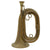 Original U.S. WWI Military Brass Bugle with Mouthpiece Original Items