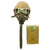 Original U.S. WWII Army Air Force Aviator Flight Helmet Set - AN6530 Goggles, A-10A Mask, AN-H-15 Helmet Original Items