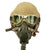 Original U.S. WWII Army Air Force Aviator Flight Helmet Set - AN6530 Goggles, A-10A Mask, AN-H-15 Helmet Original Items