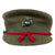Original U.S. WWII Marine USMC Women's Winter Wool Forest Green Service Visor Bell Crowned Cap Original Items