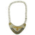 Original German WWII Mid War Feldgendarmerie Gorget with Phosphorescent Paint and Neck Chain Original Items