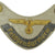 Original German WWII Mid War Feldgendarmerie Gorget with Phosphorescent Paint and Neck Chain Original Items