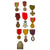 Original French & Belgian Pre WWI to WWI Medals and Decoration Lot Featuring The St. Helena Medal, The First French Campaign Medal - 10 Items Original Items