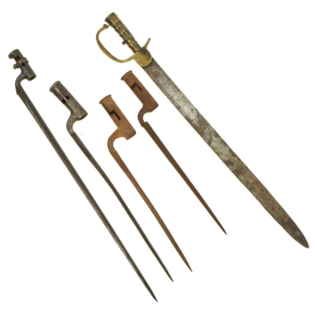 Original Lot of Bayonets with Scabbards - Various Countries Original Items