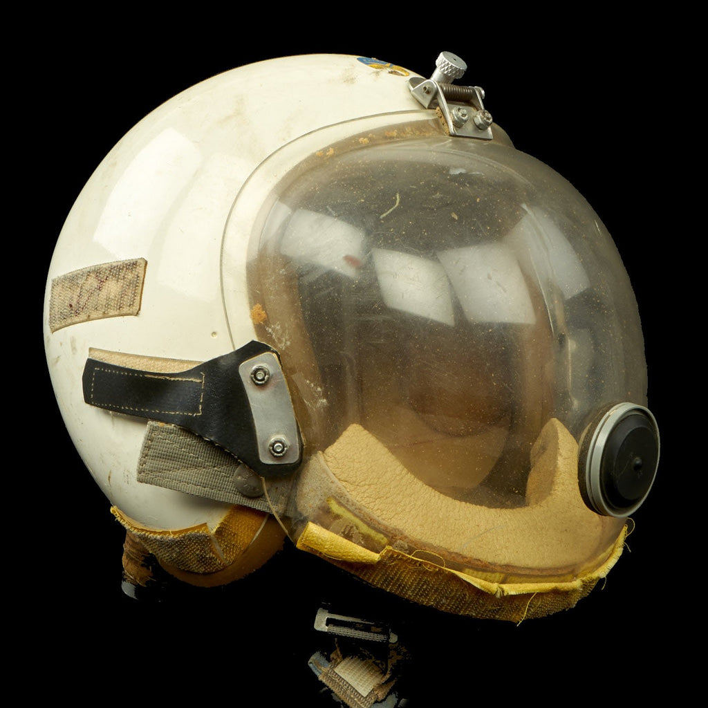 Original U.S. 1960s Experimental High Altitude Pressurized Aircraft Test Pilot Flying Helmet Original Items