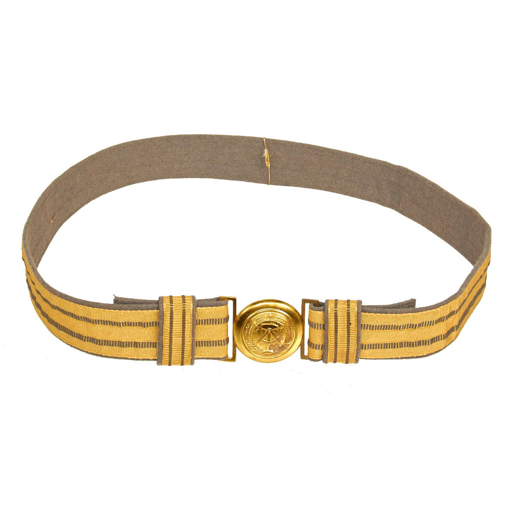 Original German Cold War Era East German National People’s Army NVA General Officer’s Brocade Belt With Buckle - Nationale Volksarmee Original Items