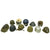 Original 20th Century Military Headgear Collector's Set - 9 Helmets & 1 Gas Mask Hood Original Items