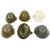 Original Post WWII Military Helmet Lot - Set of 6 Original Items