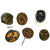 Original Post War Military Helmet Lot - Set of 6 Original Items