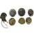 Original Post WWII Military Eastern Bloc and Nato Helmet Lot - Set of 7 Original Items