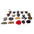Original Post WWII American and European Military and Police Caps and Peaked Visor Lot - 20 Items Original Items