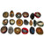 Original Post WWII Military and Law Enforement Hat Lot - 20 Pieces Original Items
