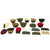 Original WWII to Cold War Military Hat Collection - Set of 19 Original Items