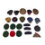 Original Post WWII American, European and Soviet Hat, Beret and Peaked Visor Lot - 20 Items Original Items