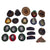 Original Post WWII American, European and Soviet Hat, Beret and Peaked Visor Lot - 20 Items Original Items