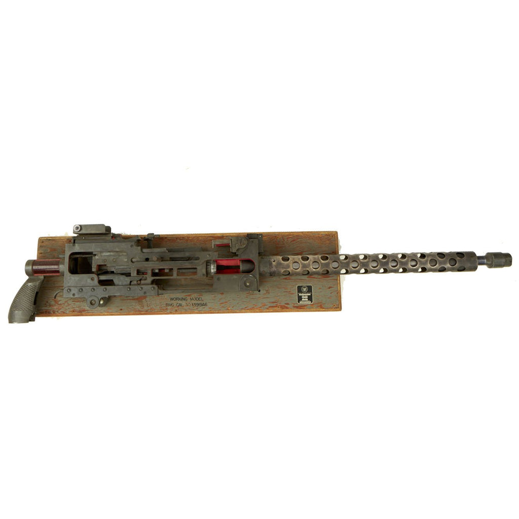 Original U.S. Office of Naval Research 191A6 Machine Gun Oversize Cutaway Classroom Display Model Original Items