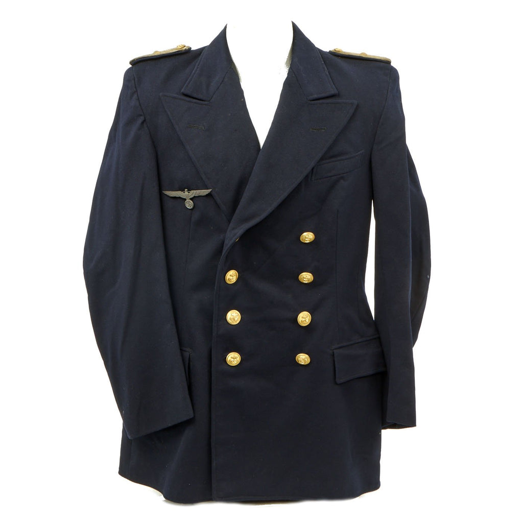 COPY Original German WWII Kriegsmarine Officer Reefer Jacket with Medals Original Items