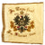 Original Imperial German Franco-Prussian War Kingdom of Saxony Embroidered Veterans Fringed Flag - 56" x 54" Original Items