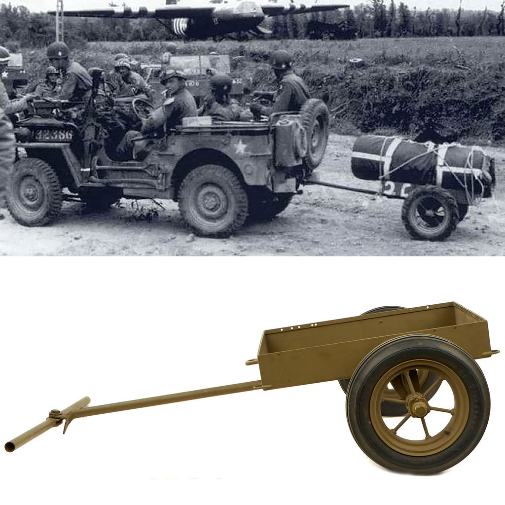 Original U.S. WWII 1943 M3A4 Utility Hand Cart by John Wood Manufacturing Company Original Items
