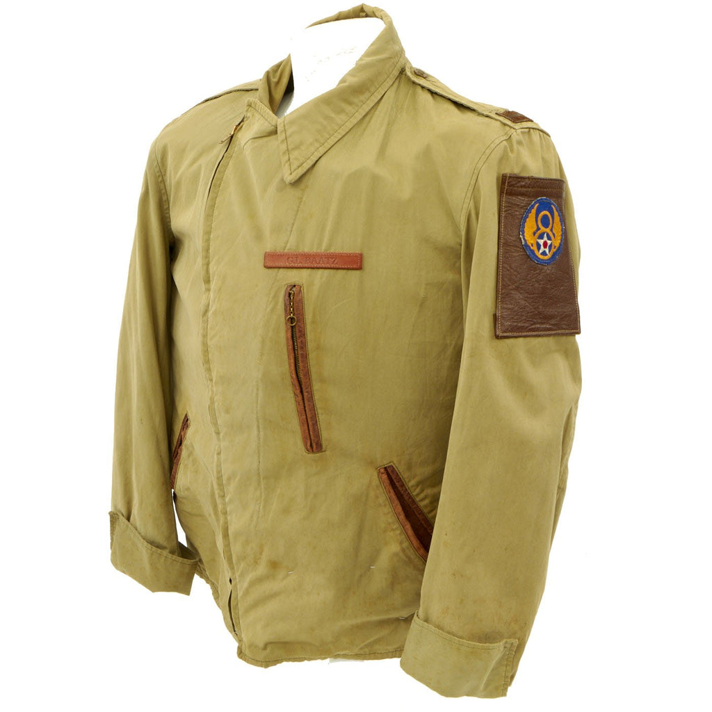 Original U.S. WWII 8th Air Force Heavily Modified Custom M-41 Field Jacket Original Items