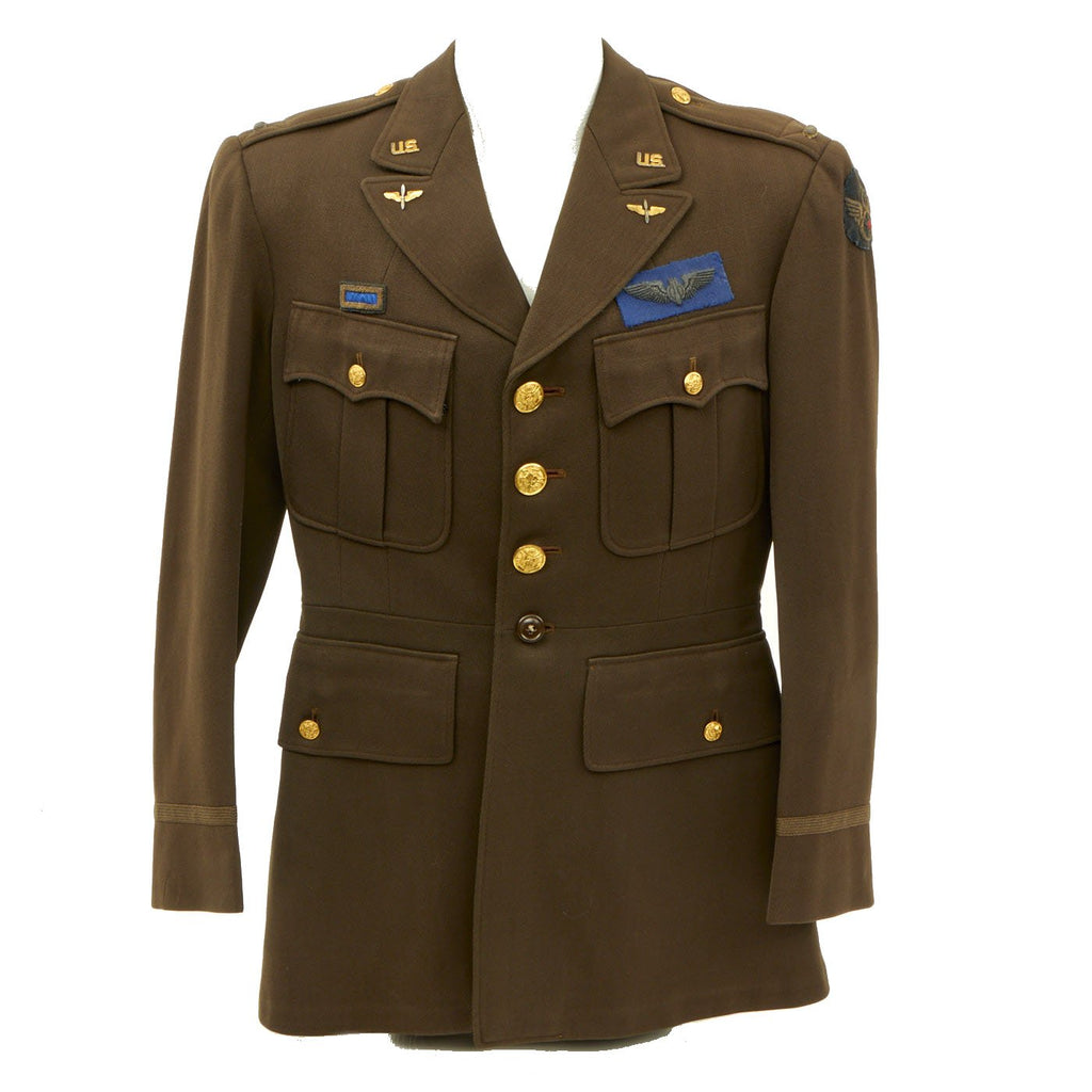 Original U.S. WWII 8th Air Force Bombardier Lieutenant Class A Jacket with Full Bullion Insignia Original Items