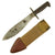 Original U.S. WWI Model 1917 Bolo Knife by Plumb St. Louis with Canvas Scabbard - dated 1918 Original Items