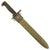 Original U.S. WWII M1 Garand 10 inch Cut Down Bayonet by American Fork & Hoe with M7 Scabbard - dated 1943 Original Items