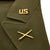 Original U.S. WWII 101st Airborne Class A Uniform Coat with Order of the Orange Holland Cord Original Items