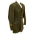 Original U.S. WWII 101st Airborne Class A Uniform Coat with Order of the Orange Holland Cord Original Items