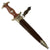 Original German WWII SA Dagger by Rare Maker C.D. Schaaff with Scabbard & Hanger Loop - RZM M7/56 Original Items