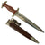 Original German WWII SA Dagger by Rare Maker C.D. Schaaff with Scabbard & Hanger Loop - RZM M7/56 Original Items