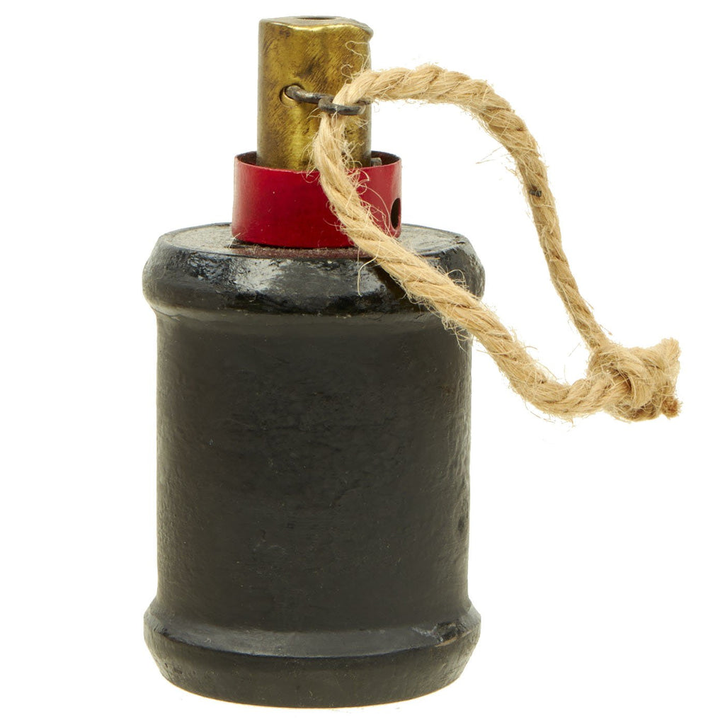 Original Japanese WWII Type 99 "Kiska" Hand Grenade with Fuse dated 1942 & Detonator - Inert Original Items
