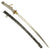 Original WWII Japanese Army Type 95 Aluminum Handle NCO Katana - Matching Number 40961 Original Items
