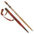 Original 19th Centruy Sudanese Mahdi Dervish Sword with Leather Scabbard and Sling Original Items