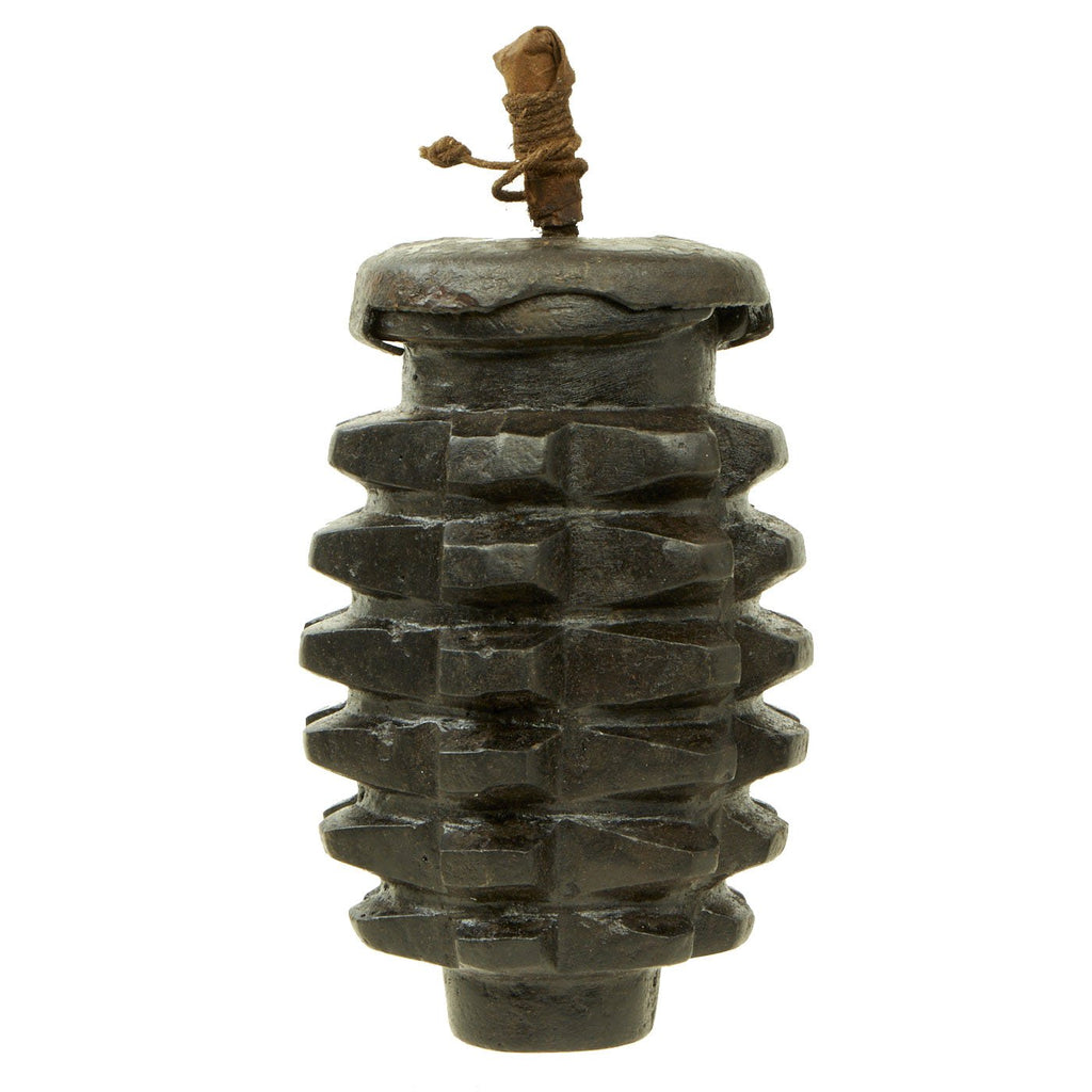 Original Austrian WWI "Jam Top" Schwergranate Heavy Hand Fragmentation Grenade - Inert Original Items