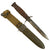 Original U.S. WWII M3 Blade Marked Fighting Knife by Camillus with M8 Scabbard Original Items