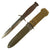Original U.S. WWII M3 Blade Marked Fighting Knife by Camillus with M8 Scabbard Original Items