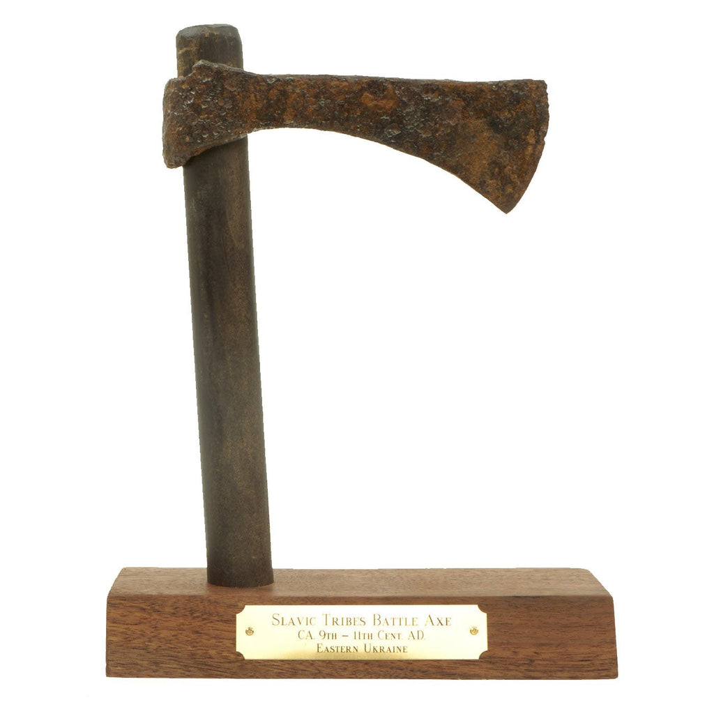 Original 11th Slavic Tribes Battle Axe Head - Ground Dug in Eastern Ukraine Original Items