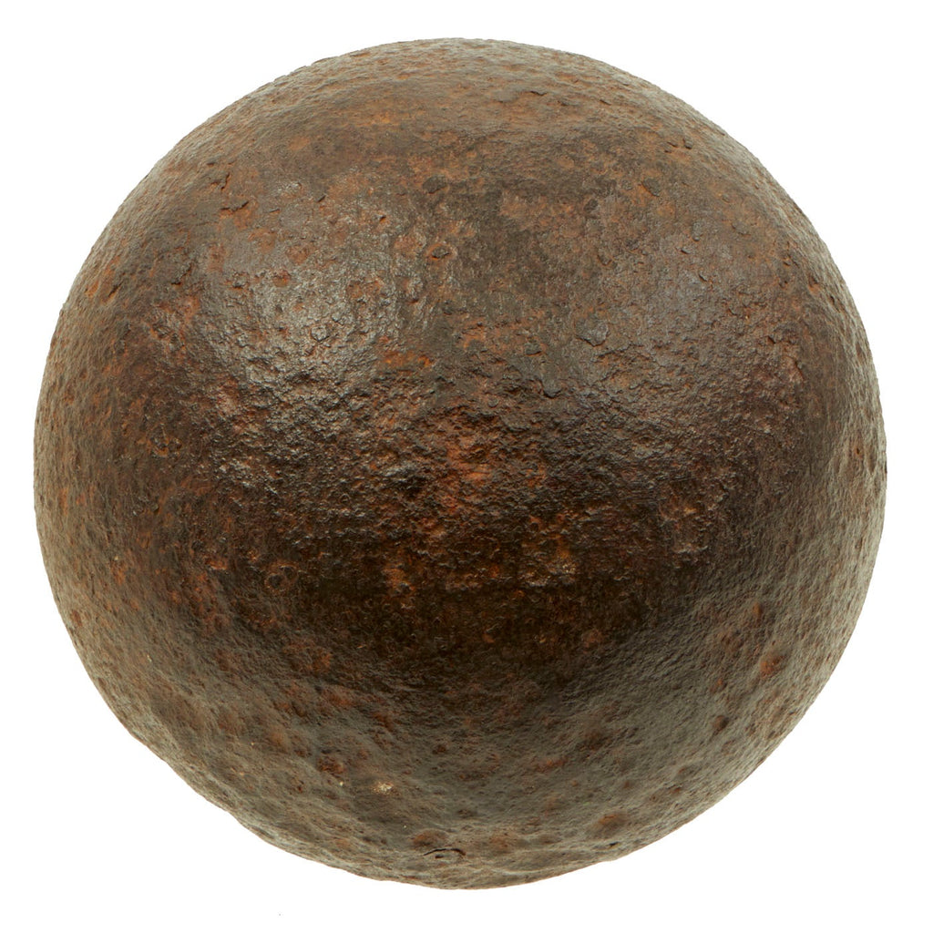 Original U.S. Civil War Confederate States Spherical 32-pounder Case Shot Cannon Ball Original Items