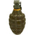 Original U.S. WWII Inert MkII Pineapple Grenade with Yellow Ring & M10A3/M200A1 Fuze Original Items