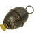 Original German WWII Model 39 Inert Egg Hand Grenade with Yellow Fuze - Eierhandgranate Original Items