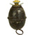 Original German WWII Model 39 Inert Egg Hand Grenade with Yellow Fuze - Eierhandgranate Original Items