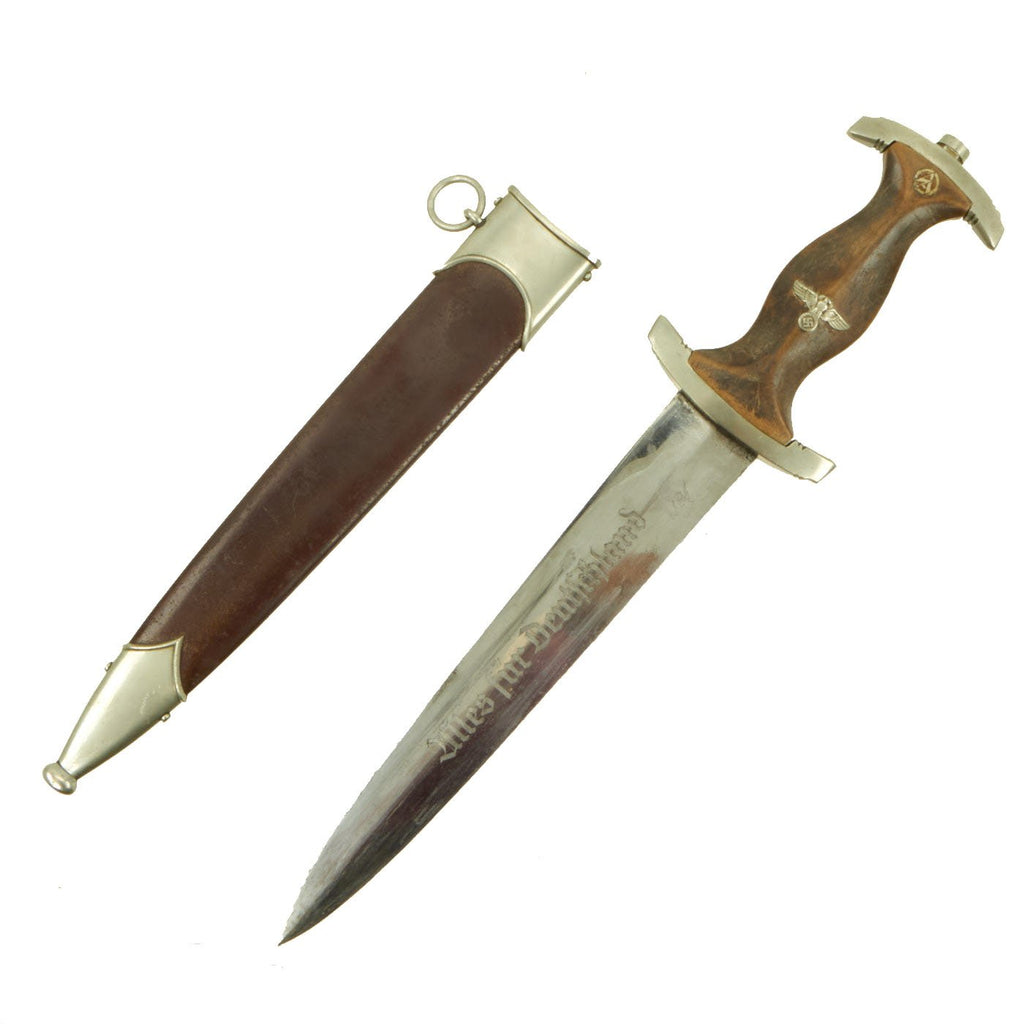 Original German WWII Early SA Dagger by AESCULAP of Tuttlingen - Possible Ground Röhm Signature Original Items