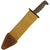 Original U.S. WWI Model 1917 Bolo Knife by Plumb St. Louis with Canvas Scabbard - dated 1918 Original Items