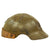 Original French WWII Model 1935 Tanker Armored Vehicle Helmet with R.F. Badge Original Items